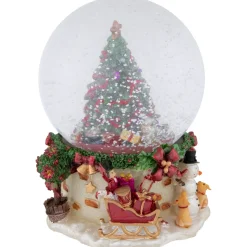 Gifts Under the Christmas Tree Musical Snow Globe - 6.5