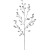 Glittered Artifcal Christmas Twig Spray - 30" - Silver