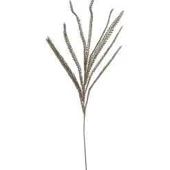 Glittered Artificial Fern Christmas Spray - 36" - Gold