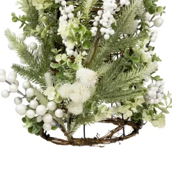 Glittered Berries and Pine Artificial Cone Christmas Tree - 27