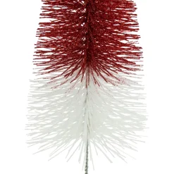 Glittered Bottlebrush Christmas Tree - 12