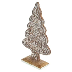 Glittered Gingerbread Tree Christmas Decoration - 8.25