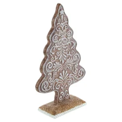 Glittered Gingerbread Tree Christmas Decoration - 8.25