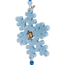 Glittered Joy Snowflakes Christmas Wall Sign - 26