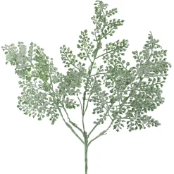 Glittered Leaves Artificial Christmas Spray - 18" - Green