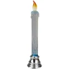 Glittered LED Flameless Christmas Candle - 9.25"