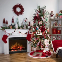 Glittered Sisal Christmas Tree - 15.5