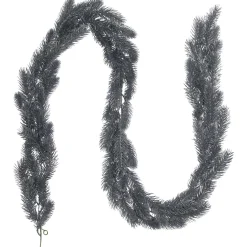 Glittery Pine Artificial Christmas Garland - 6' - Silver - Unlit