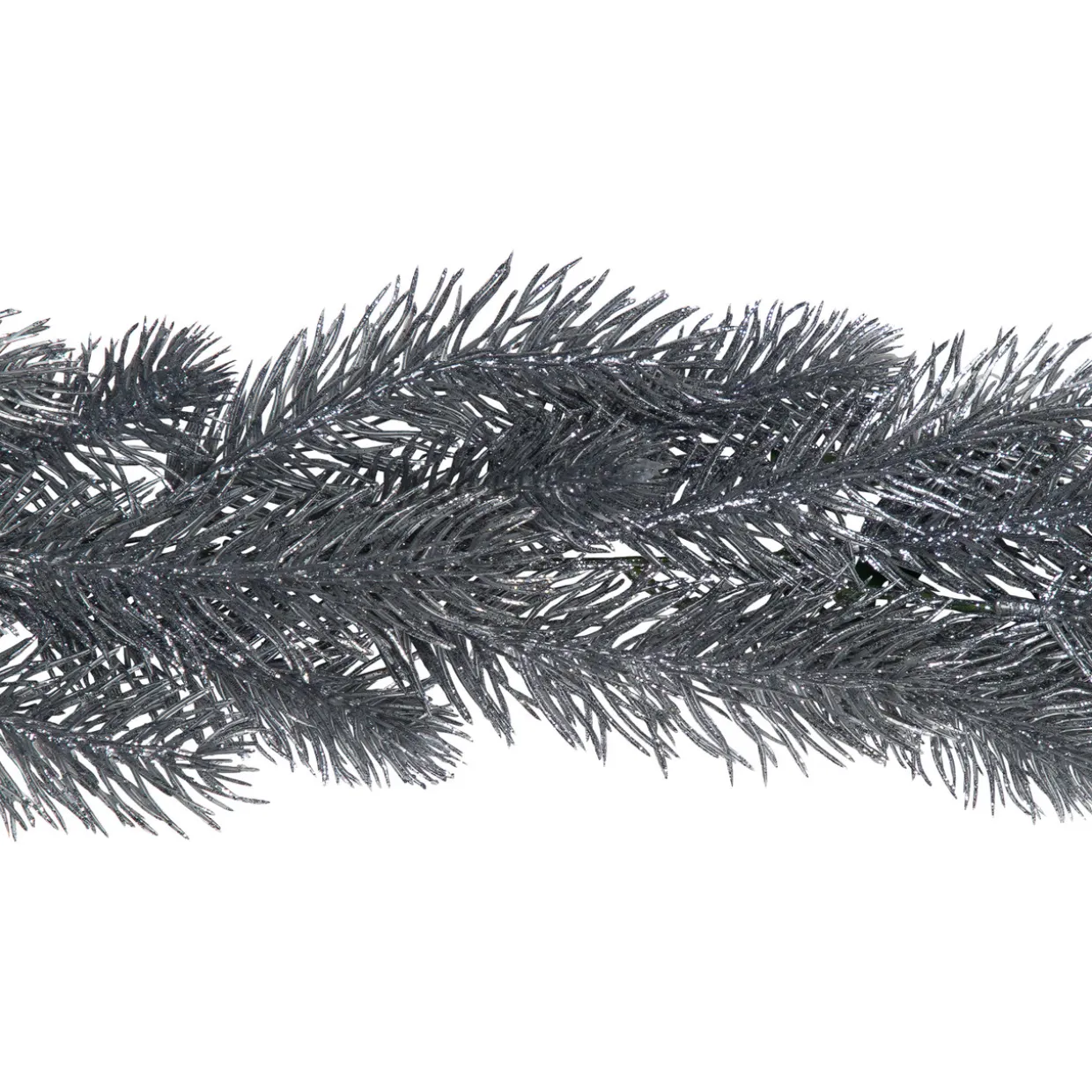 Glittery Pine Artificial Christmas Garland - 6' - Silver - Unlit