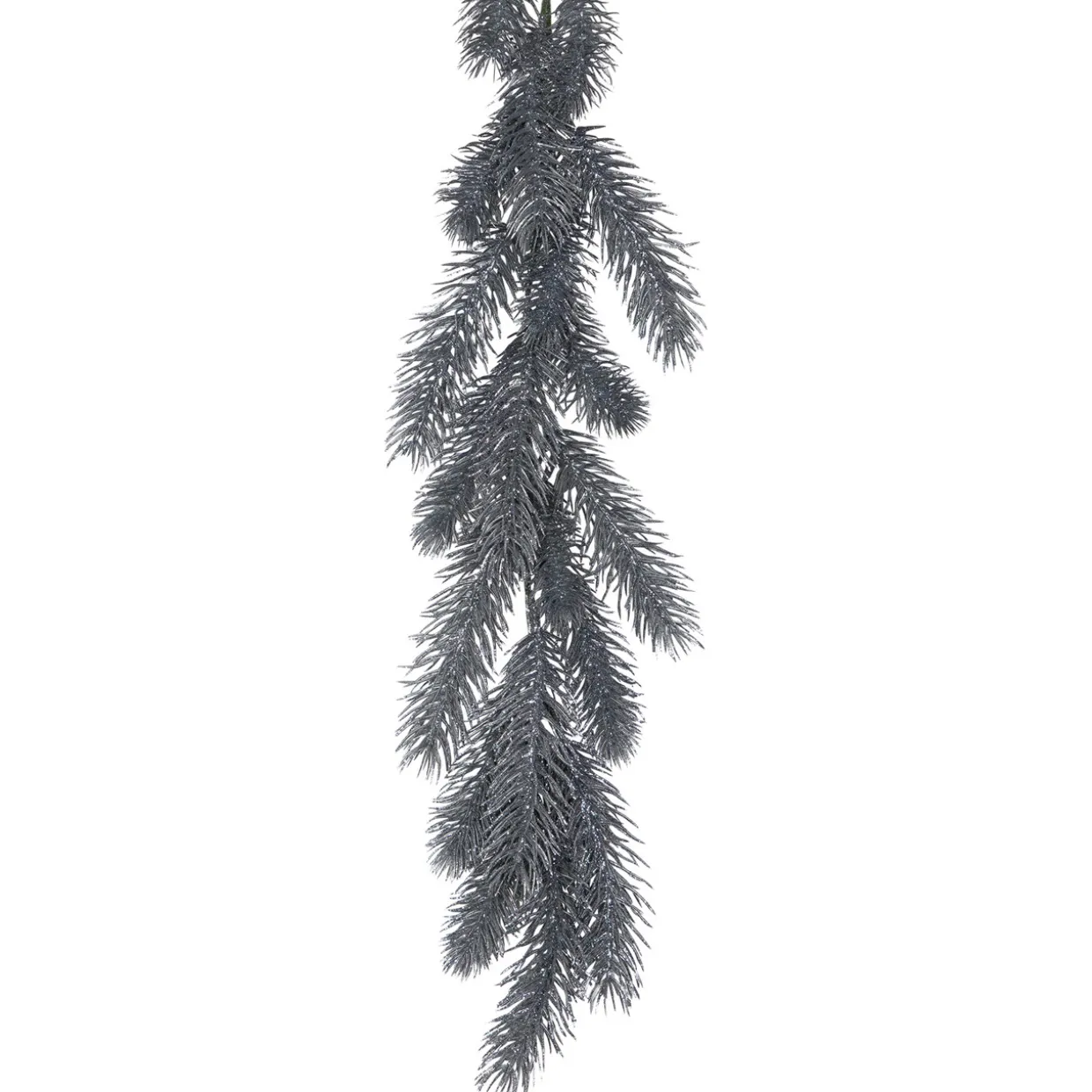Glittery Pine Artificial Christmas Garland - 6' - Silver - Unlit