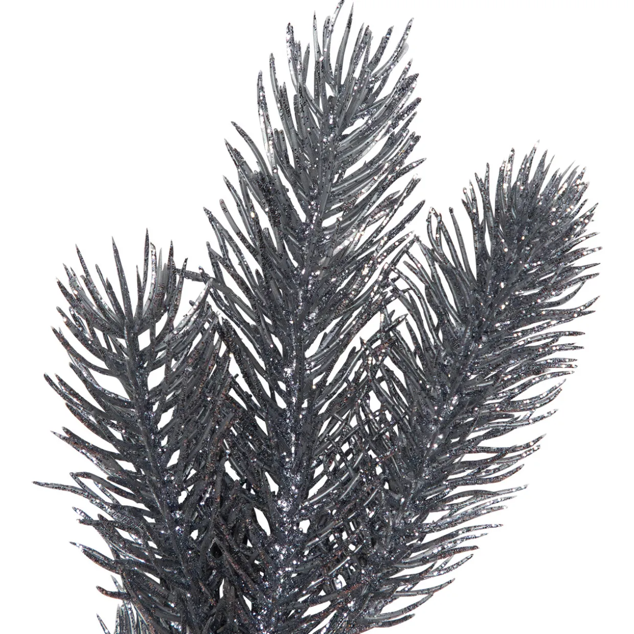 Glittery Pine Artificial Christmas Garland - 6' - Silver - Unlit