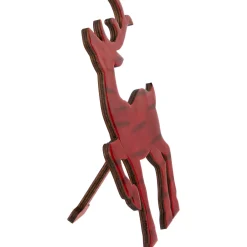 Glossy Standing Reindeer Christmas Decoration - 8