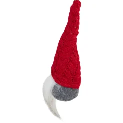 Gnome with Knitted Hat Christmas Decoration - 8