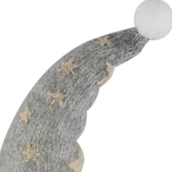 Gnome with Knitted Star Pattern Hat Christmas Figure - 17