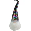 Gnome with Rainbow Flip Sequin Hat Christmas Decoration - 24"