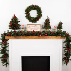 Green Colorado Spruce Artificial Christmas Wreath - 16" - Unlit