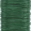 Green Floral Paddle Crafting Wire - 24 Gauge - 110'