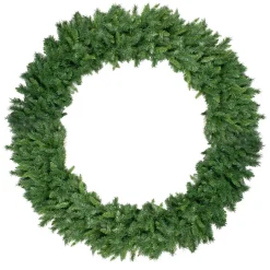 Green Lush Mixed Pine Artificial Christmas Wreath - 72" - Unlit