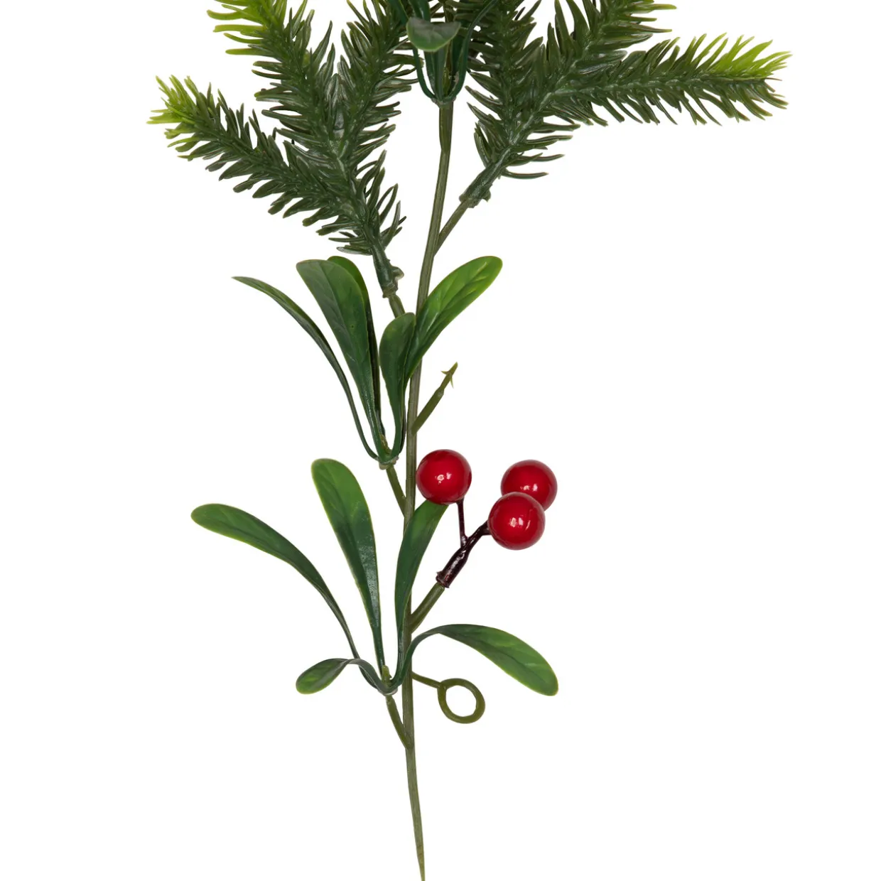 Holly Berries and Pine Artificial Christmas Garland - 6' - Unlit