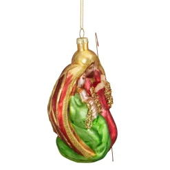 Holy Family Glass Nativity Christmas Ornament - 6