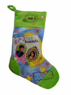 HSM Green Singing High School Musical Christmas Holiday Stocking