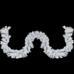Icy White Iridescent Spruce Artificial Christmas Garland - 9' x 10" - Unlit