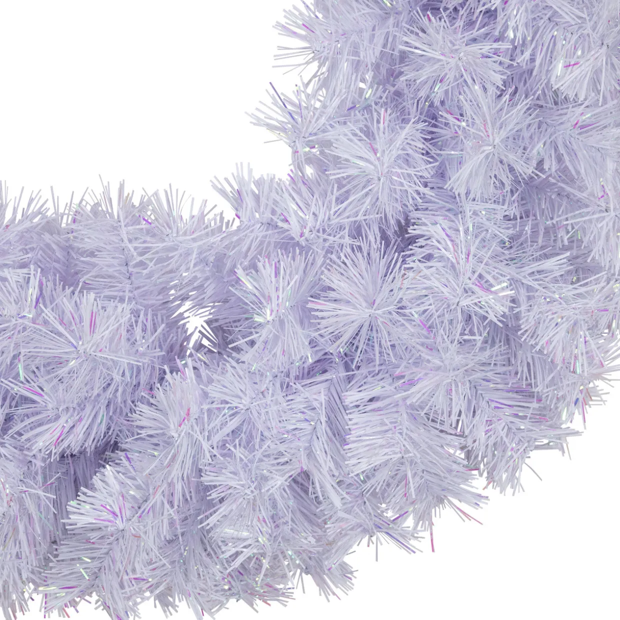 Icy White Iridescent Spruce Artificial Christmas Wreath - 36" - Unlit