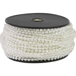 Iridescent Beaded Christmas Garland - 100' x 0.25" - Unlit