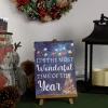 It's the Most Wonderful Time of the Year Christmas Sign - 9.25"