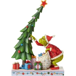 Jim Shore Dr Seuss Grinch Un-decorating Tree Christmas Figure #6008886