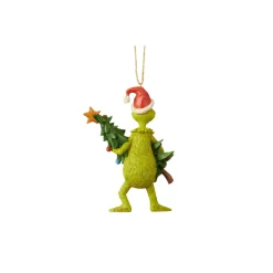Jim Shore Dr Suess Grinch and Tree Christmas Ornament #6004069