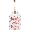 Jingle All The Way Metal Christmas Wall Sign - 12"