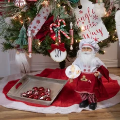 Jingle All The Way Metal Christmas Wall Sign - 12"