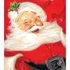 Jolly Santa Christmas Holiday Wall Decor Art Print