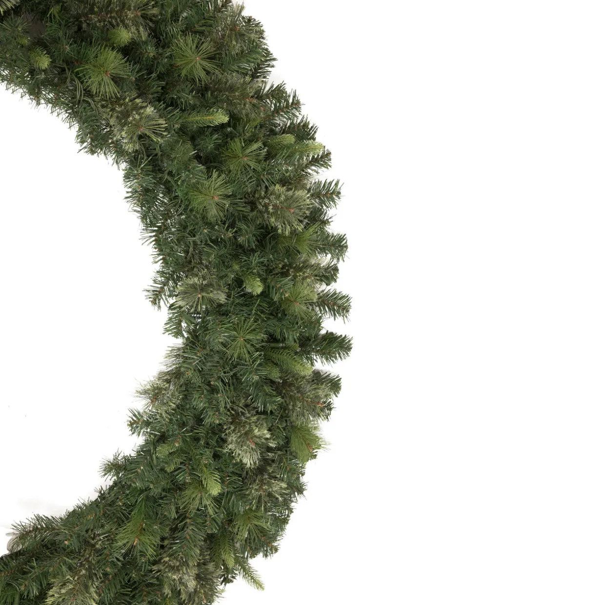 Kingston Cashmere Pine Commercial Size Artificial Christmas Wreath, 60-Inch, Unlit