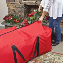 Large Red Christmas Holiday Storage Bag