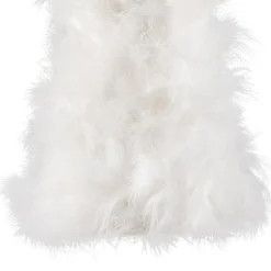 Layered Wispy Feather Cone Tree Christmas Decoration - 19.5