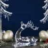 Laying Acrylic Deer Christmas Decoration - 6.25"
