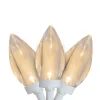 LED C9 Commercial Length Christmas Lights - Warm White - 41' White Wire - 100ct