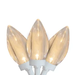 LED C9 Commercial Length Christmas Lights - Warm White - 41' White Wire - 100ct