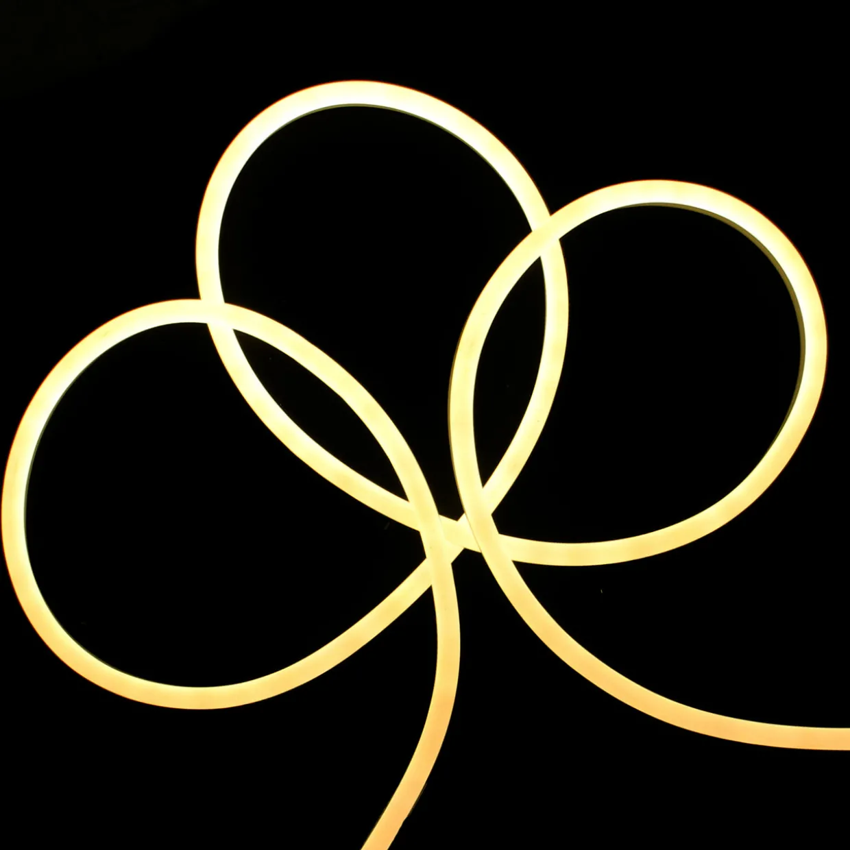 LED Commercial Grade Flexible Christmas Rope Lights - Warm White - 50’