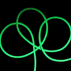 LED Commercial Grade Neon Style Flexible Christmas Rope Lights - Green - 18'