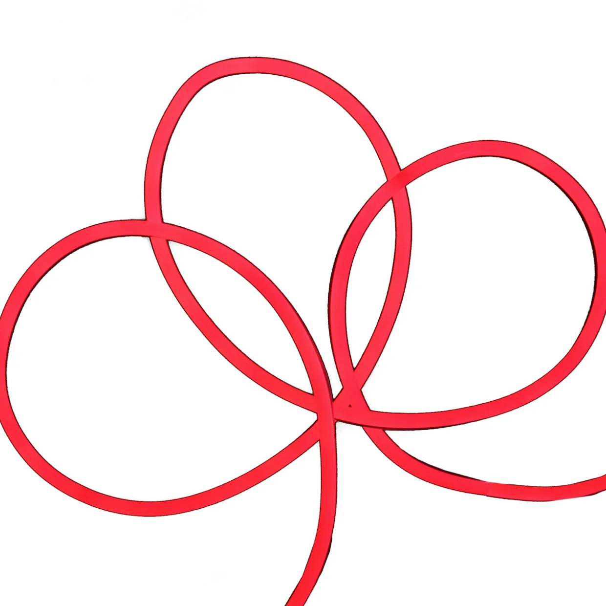 LED Commercial Grade Neon Style Flexible Christmas Rope Lights - Red -18'