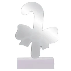 LED 3D Candy Cane with Bow Christmas Infinity Mirror - 8