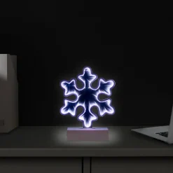LED 3D Snowflake Christmas Infinity Mirror - 7.75