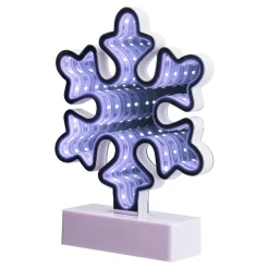 LED 3D Snowflake Christmas Infinity Mirror - 7.75