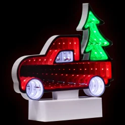 LED 3D Truck Christmas Infinity Mirror - 7.25