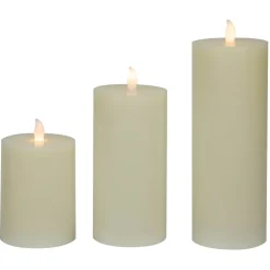 LED Flickering Flameless Pillar Candles - 8.75