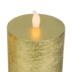 LED Flickering Flameless Pillar Christmas Candles - 8.75