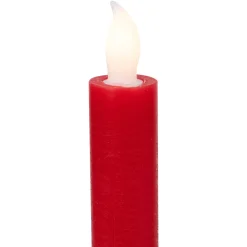 LED Flickering Flameless Taper Christmas Candles - 9.75